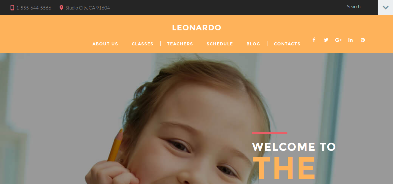 Leonardo Art School (WordPress 4.x)